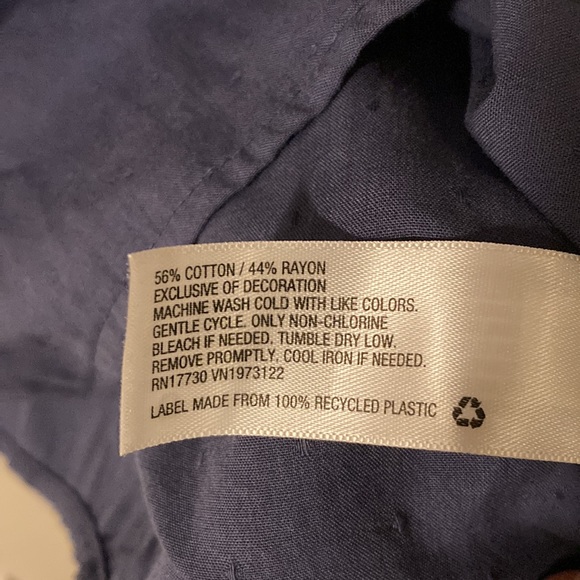 Universal Thread women’s blue long sleeve blouse - Picture 13 of 15